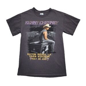 Kenny Chesney Y2K Concert Tour T-Shirt Double‎ Sided Preshrunk Sz S Band Tee